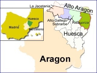 kaart ribagorza