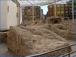 romeins theater 6000 toeschouwers Zaragoza