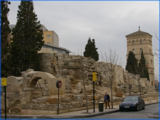 romeinse stadsmuren zaragoza