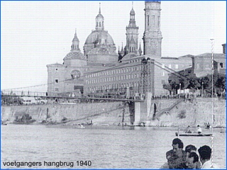 voetgangers hangbrug zaragoza